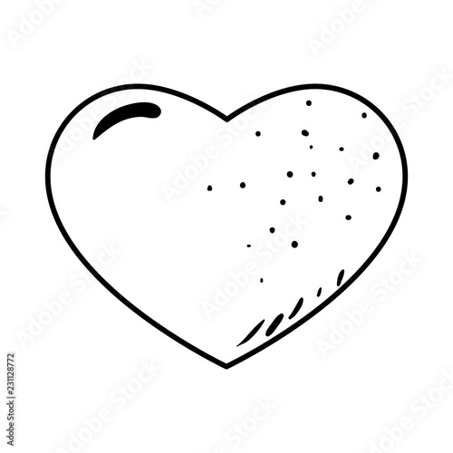 heart love isolated icon