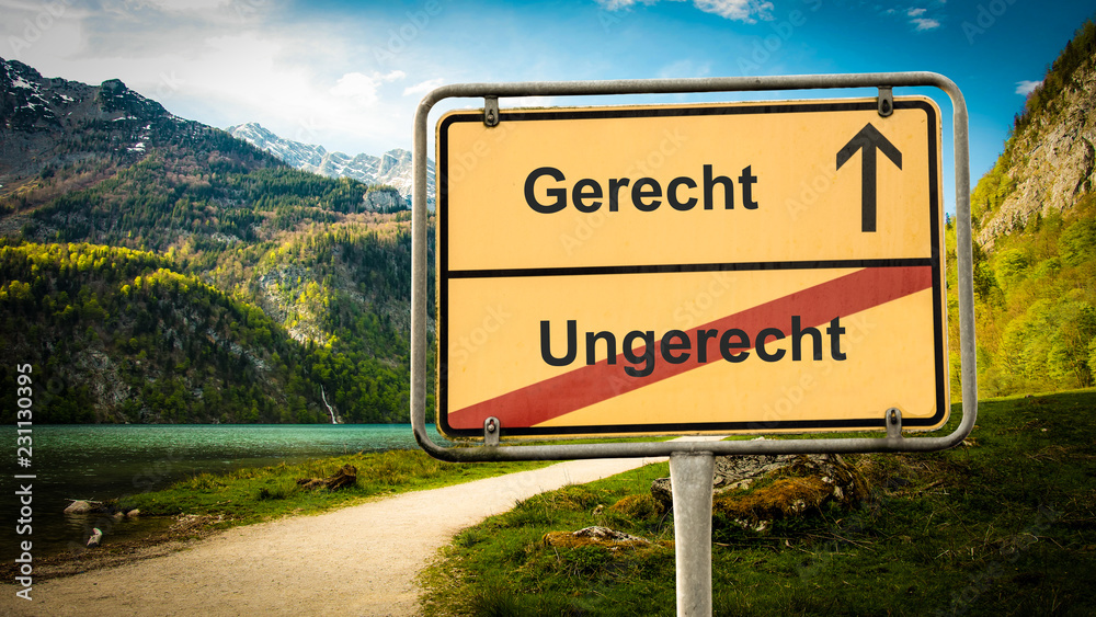 Schild 379 - Gerecht