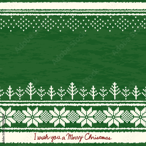 ノルディックニット　背景