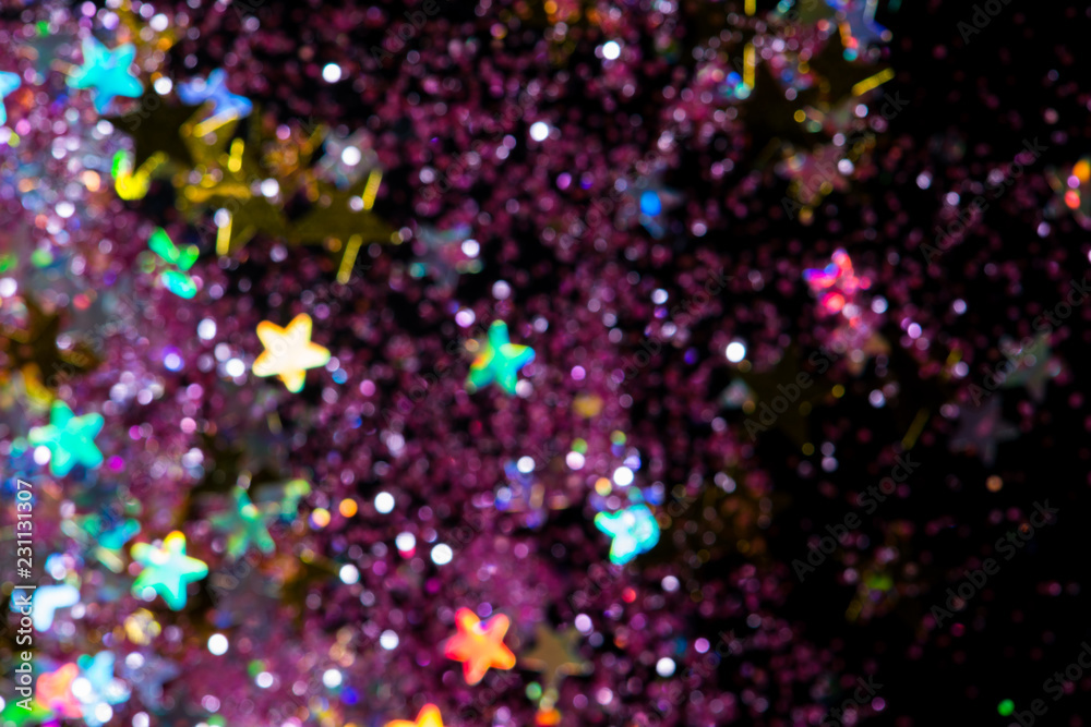 Colorful glitter abstract background with bokeh Colorful glitter abstract background with bokeh