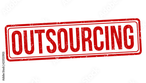 Outsourcing sign or stamp