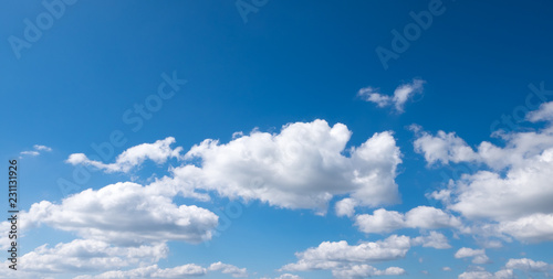 Εκτύπωση καμβά Clouds and blue skies in daylight.