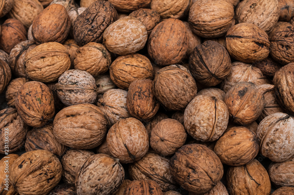 walnuts background walnuts background