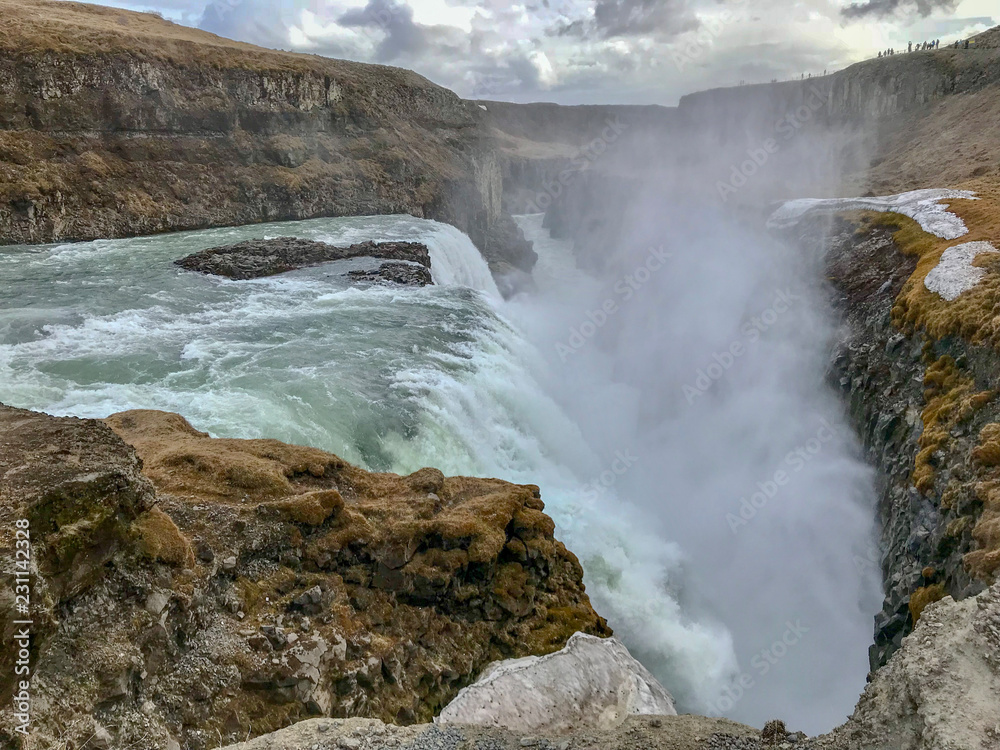 Gullfoss waterfall - Iceland Gullfoss waterfall - Iceland