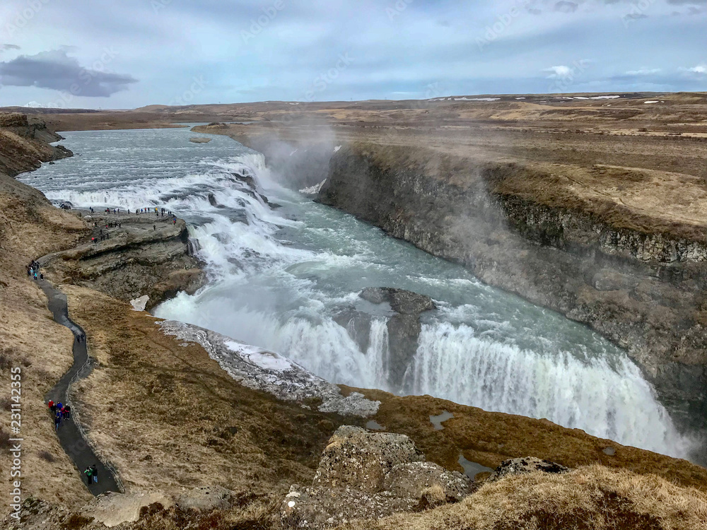 Fototapeta premium Gullfoss waterfall - Iceland