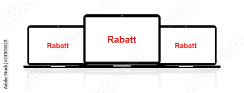 Laptop Banner - Rabatt