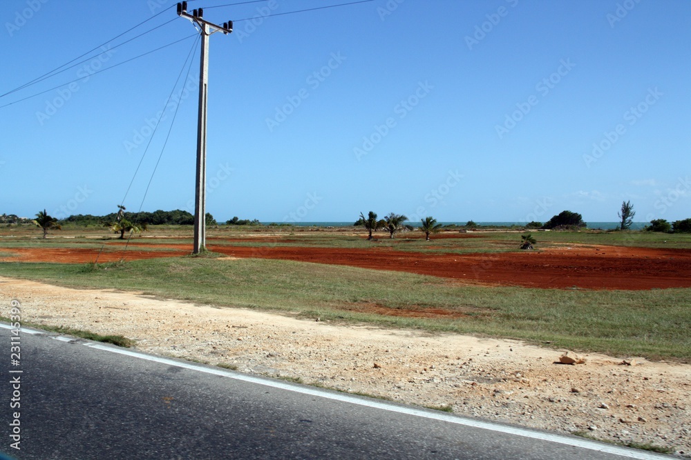 Fototapeta premium Paisaje de Cuba.