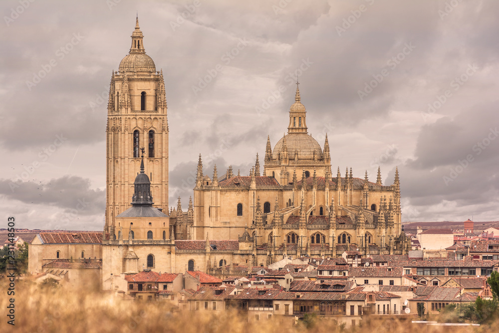 Cathedral in Segovia, Spain