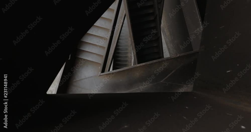 Rusted Staircase Structure