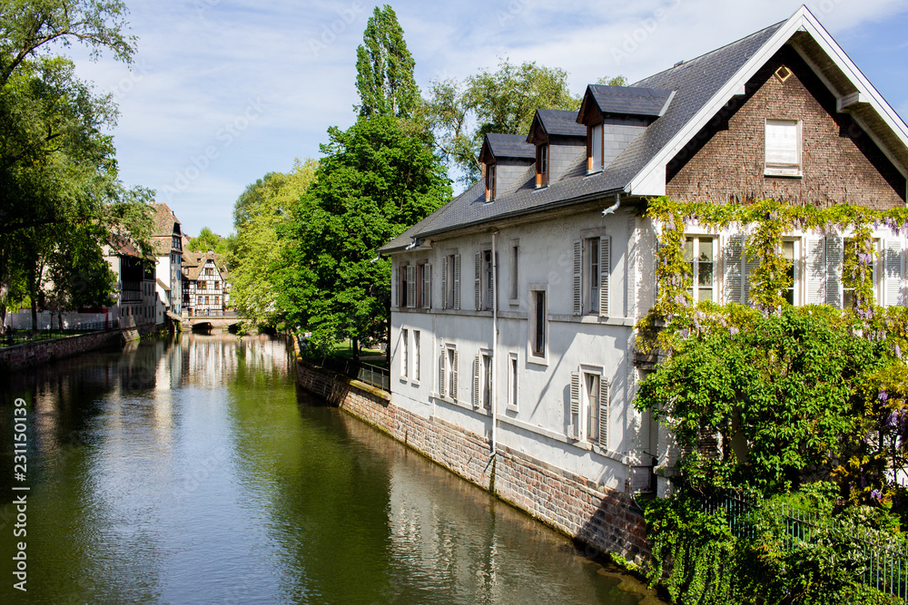 Strasbourg, bord d'eau