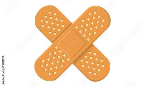 Adhesive Medical Plasters Vector