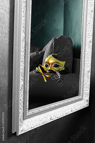 Reflet d'un miroir