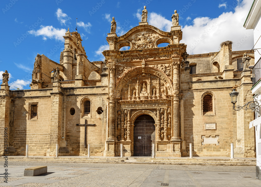baroque church of Puerto Santa Maria,Cadiz,Spain
