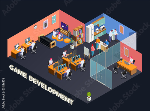 Game Development Isometric Composition