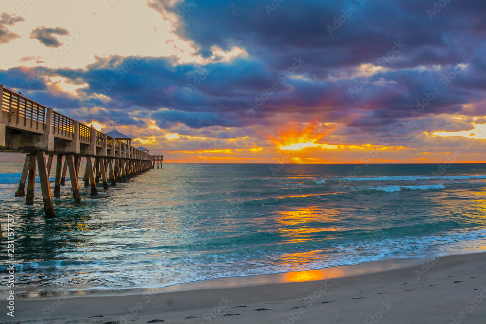 Sunrise at the Juno Beach, Florida Fishing Pier