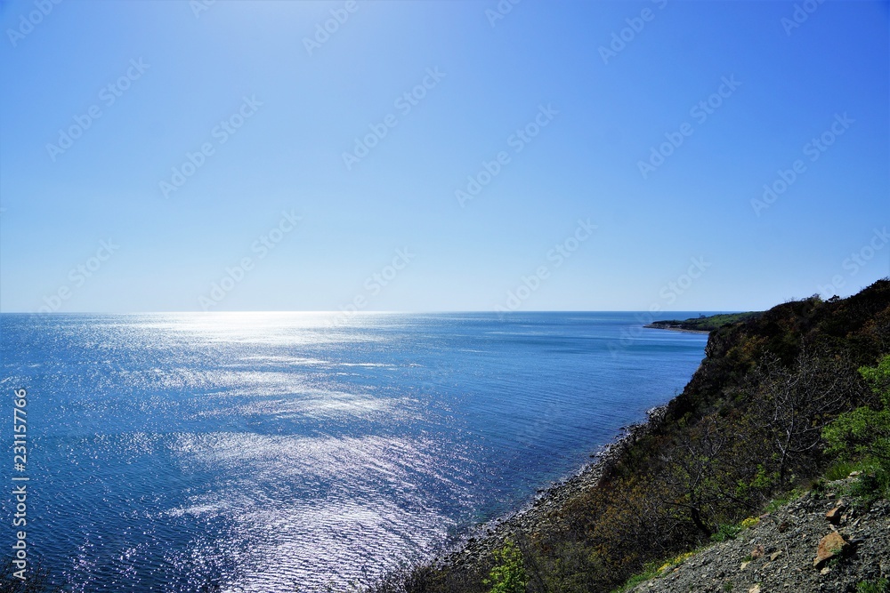 sea and blue sky sea and blue sky
