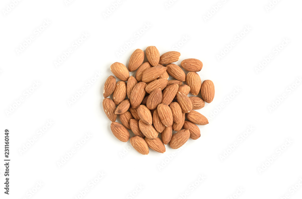 Almond isolated on white Almond isolated on white