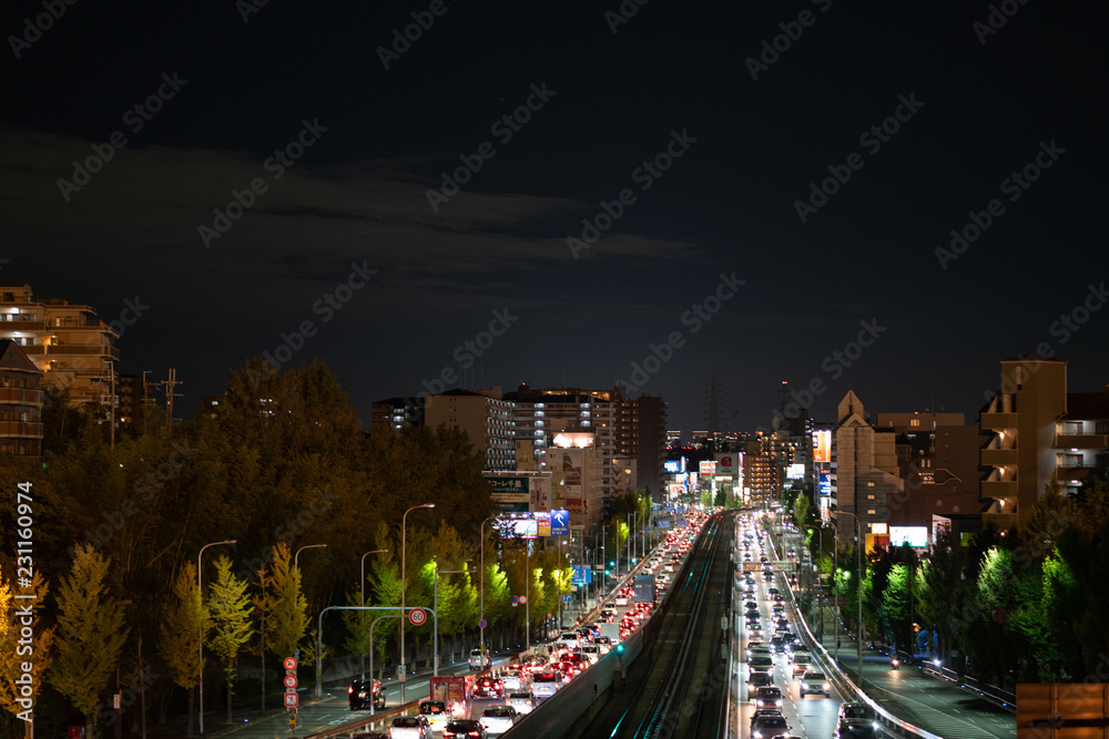 Fototapeta premium 桃山台周辺 都市景観