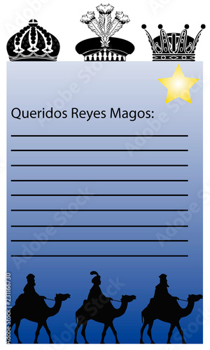 Carta a los Reyes Magos