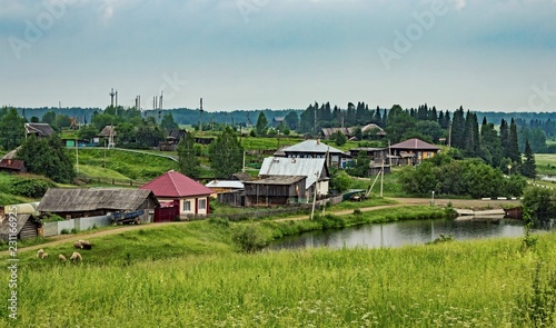 village in the countryside