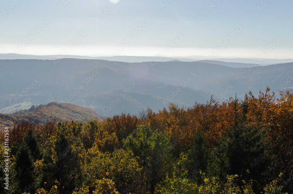 panorama Beskidu Niskiego panorama Beskidu Niskiego