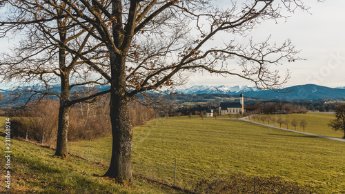 Beautiful view near Irschenberg-Bavaria-Germany