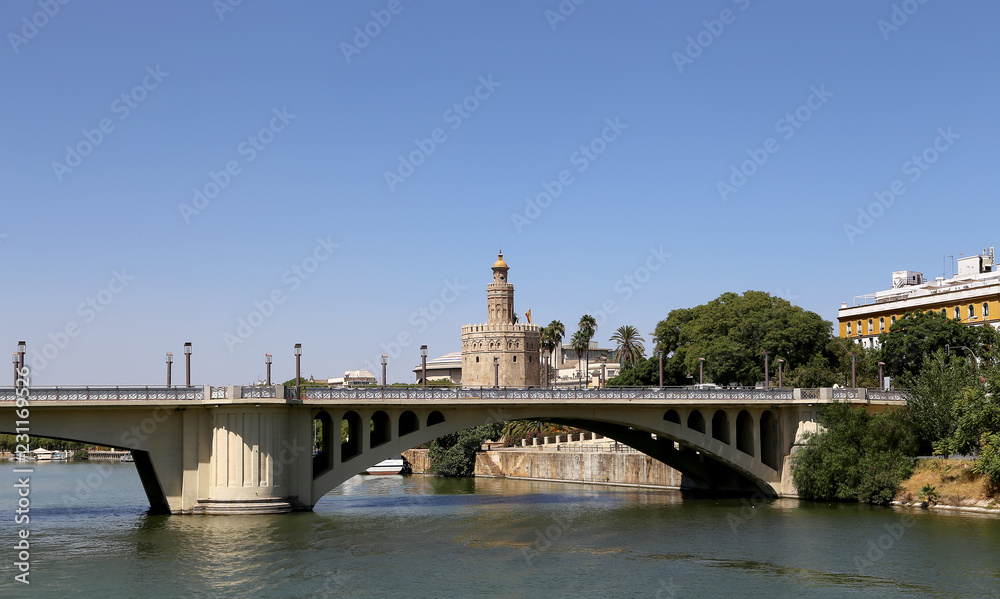 On the Guadalquivir River, Seville, Andalusia, southern Spain