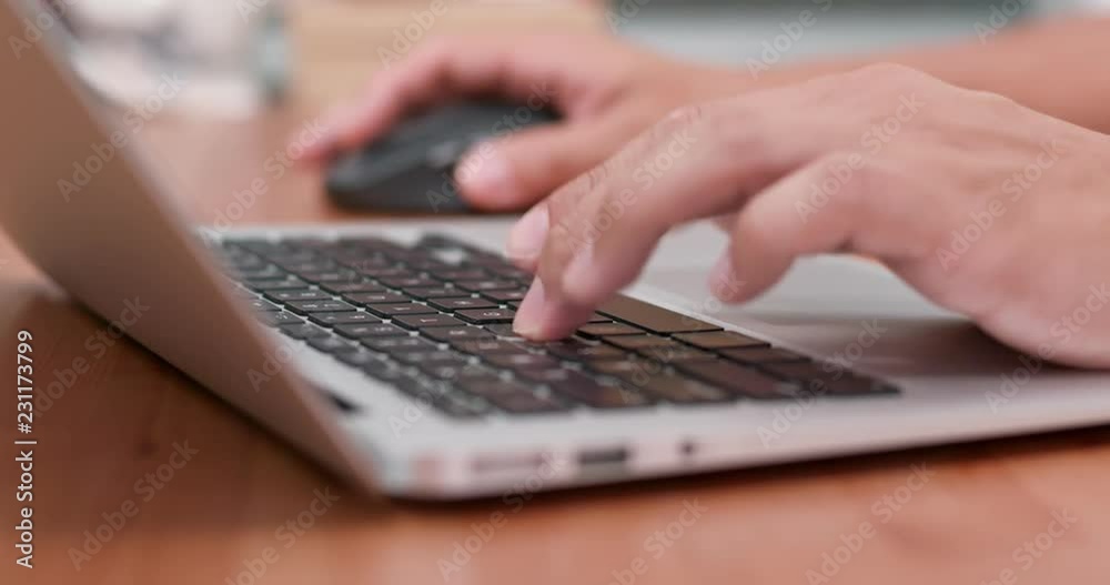 Use of laptop computer Use of laptop computer