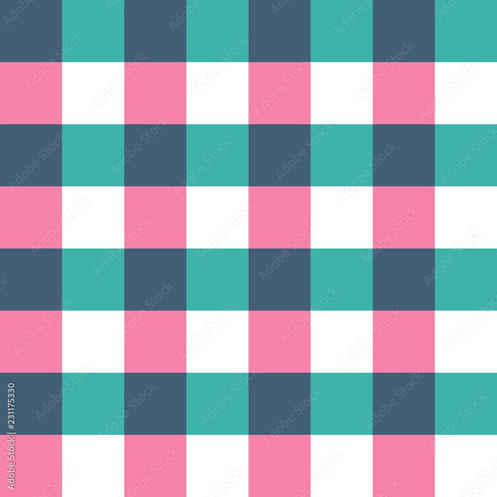 Checkered seamless pattern.Abstract geometric background. Vector illustration. 