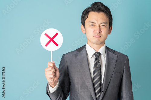 NGする男性