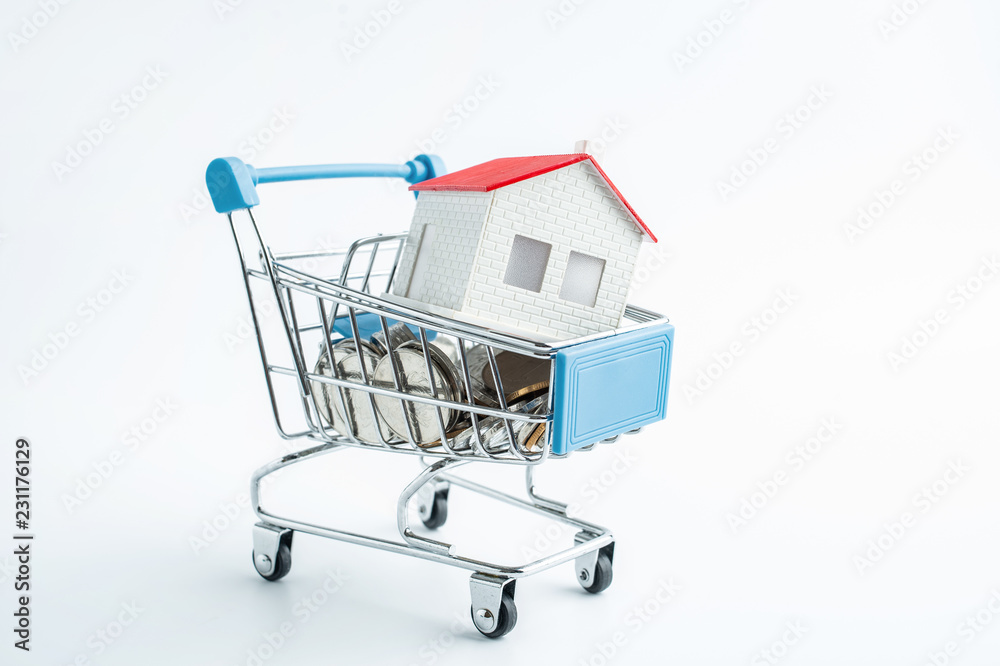 Buying a house / real estate concept Buying a house / real estate concept