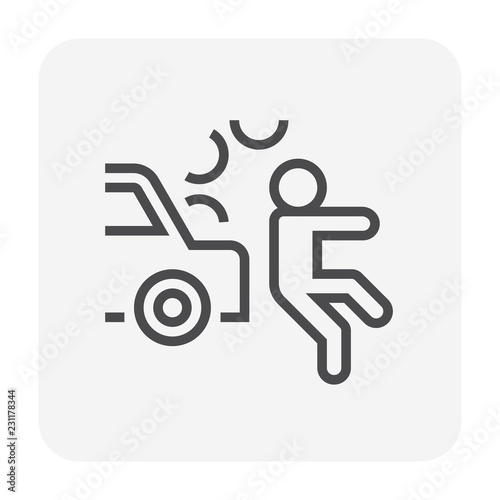 car accident icon