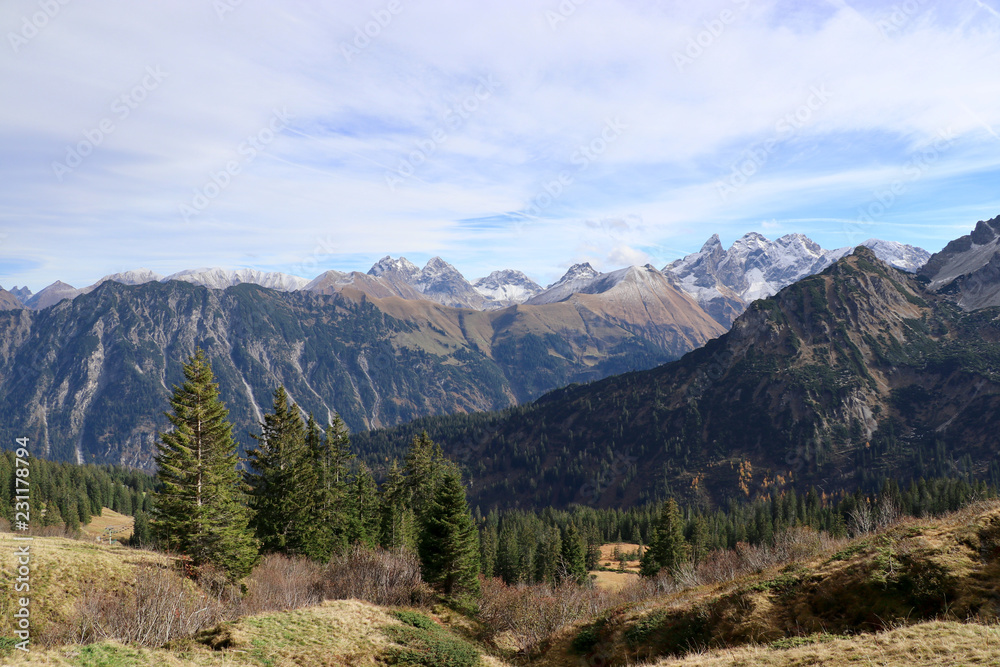 Allgäuer Alpen im Herbst