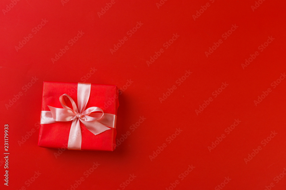 gift box on color background gift box on color background