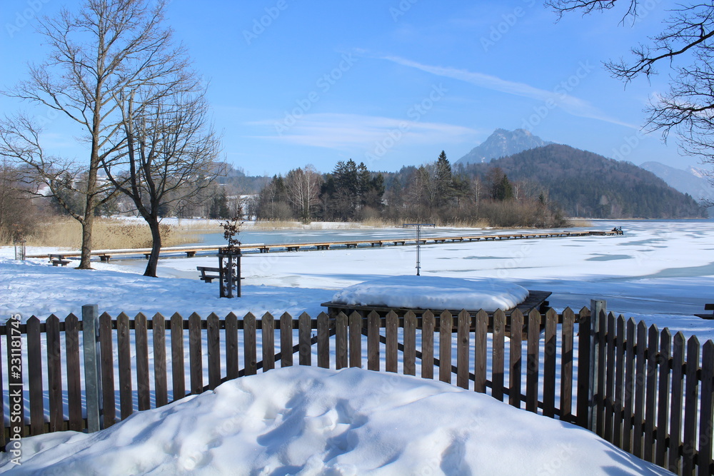 Winterlandschaft - See Winterlandschaft - See