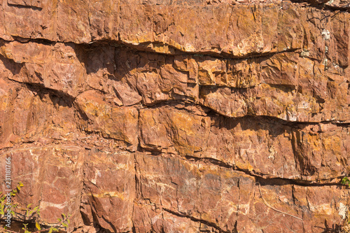 Stone texture of red and brown colors