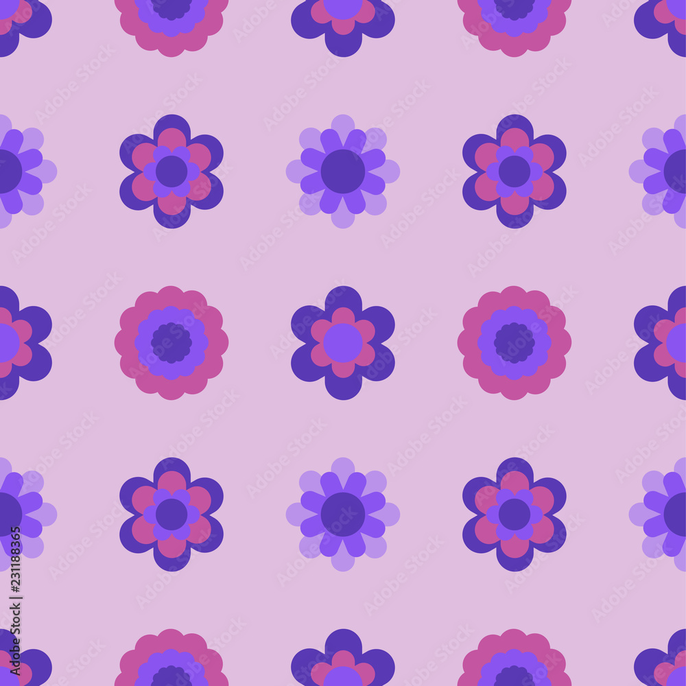 Seamless pattern with floral elements. EPS10. Clipping mask applied. This pattern is available as Swatches.