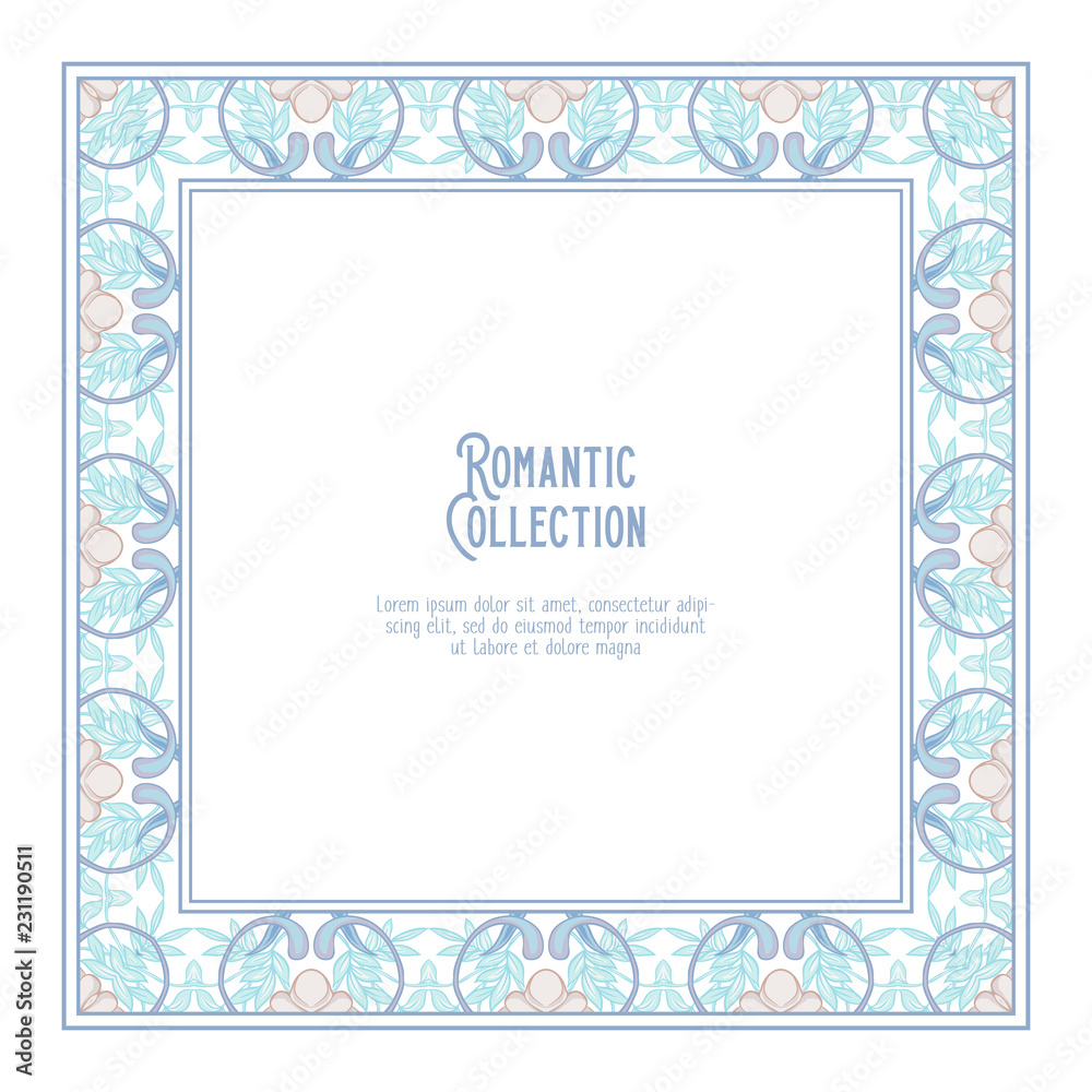 Template for invitation, greeting card banner Template for invitation, greeting card banner