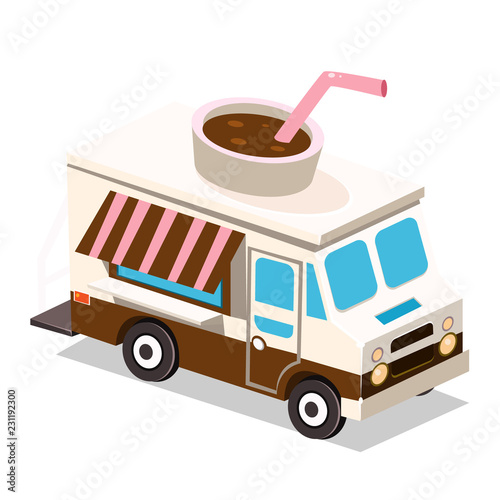 Truck coffee van