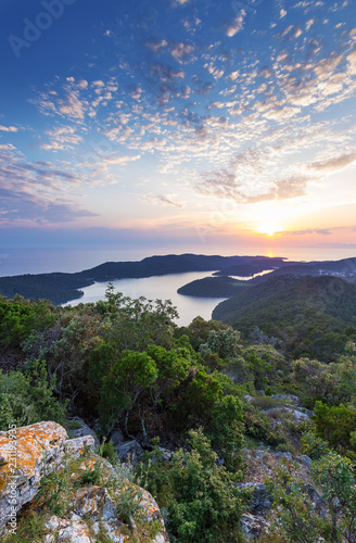 Landscapes image of beautiful island Mljet in Croatia