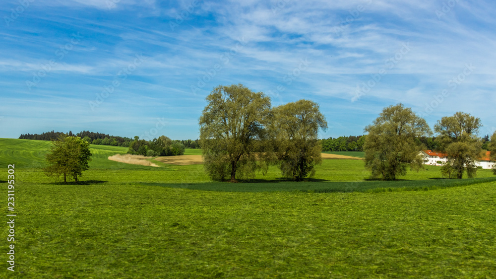 Beautiful view near Unterbierbach-Bavaria-Germany Beautiful view near Unterbierbach-Bavaria-Germany