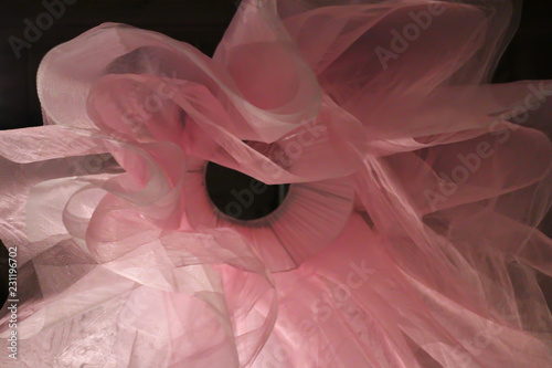 Abstract background, pink tulle photo