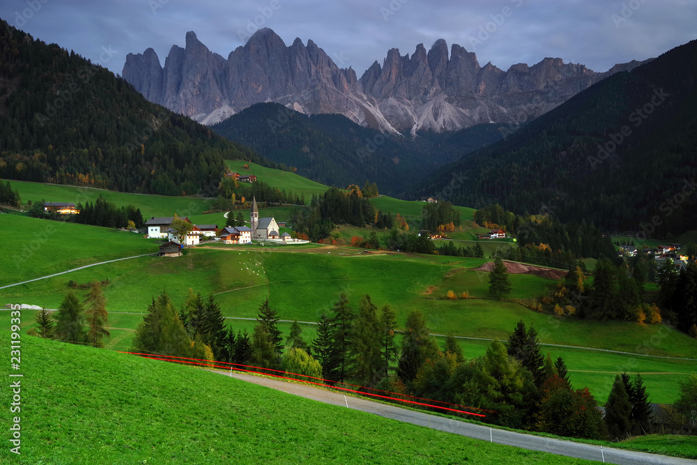 Val di Funes valley, Trentino Alto Adige region, Italy, Europe