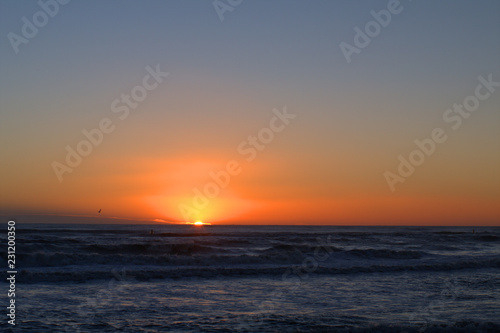 sunrise over the sea,horizon,sky,light,sun,seascape,water,nature,waves,morning © Daniele