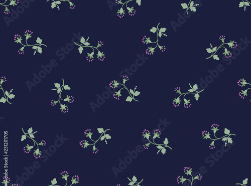 Seamless floral pattern in vector.