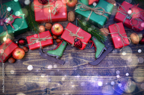 Weihnachtskarte - Geschenke...