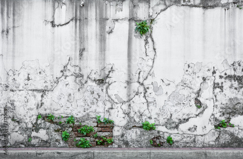 Aged and dirty street wall background © sema_srinouljan