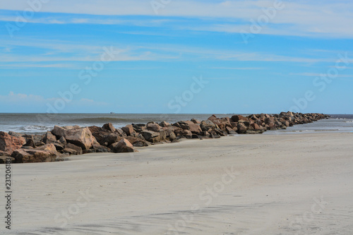 Valokuva North Jetty at Huguenot Memorial Park in Duval County, Atlantic Ocean, Florida