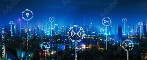 Wireless network and connection city