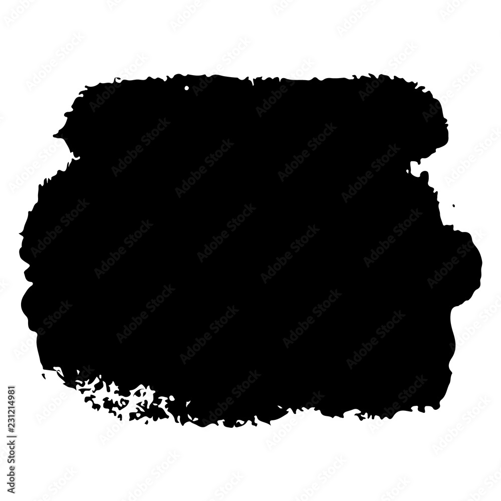 texture of black color watercolor abstract shape.